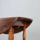 Table ancienne extensible en noyer, Italie, XIXe siècle