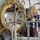 Etagere boulangere ancienne en fer forge a 5 niveaux