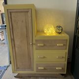 Re-styled asymmetrical wardrobe