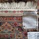 Handmade Pakistani wool and silk rug 122x77cm