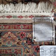 Tapis Pakistanais laine et soie fait main 122x77cm
