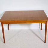 Mid-Century Teak Dining Table from Denmark, Extendable, 1960s