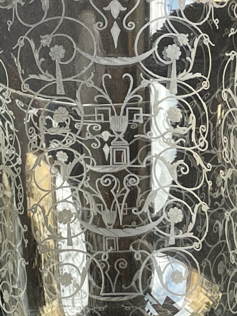 Baccarat vase Michelangelo stamped