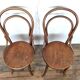 Pair of bistro chair number 14 fischel