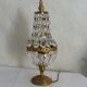 Lampe cristal et laiton