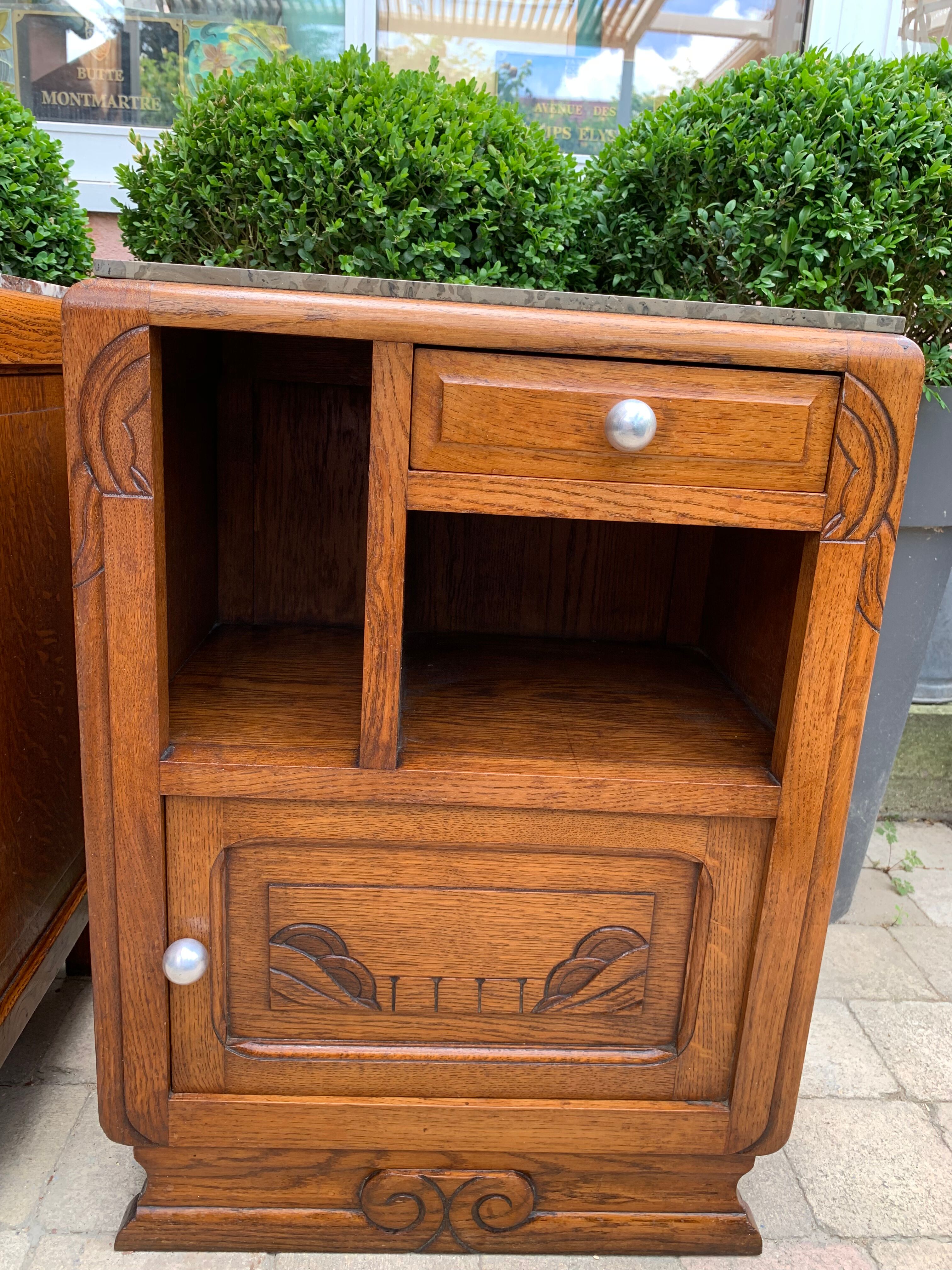 Art deco bedside tables
