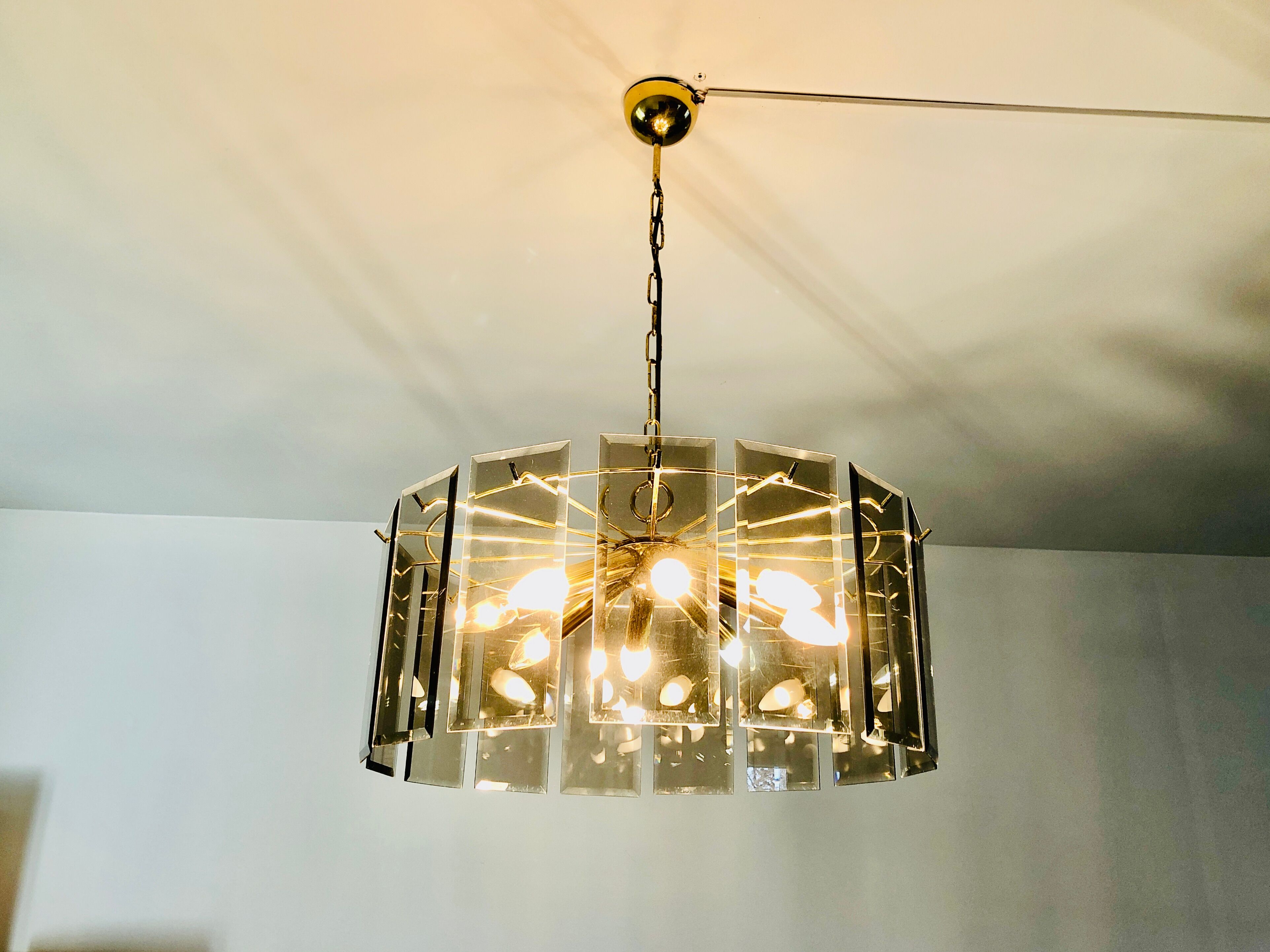 Large chandelier 8 burners 1970