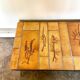 Roger Capron coffee table in glazed ceramic and dark wood 1950s'