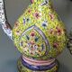 Chinese ewer in painted enamel on copper – floral decoration - Canton 18