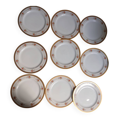 Assiettes a desserts vintages