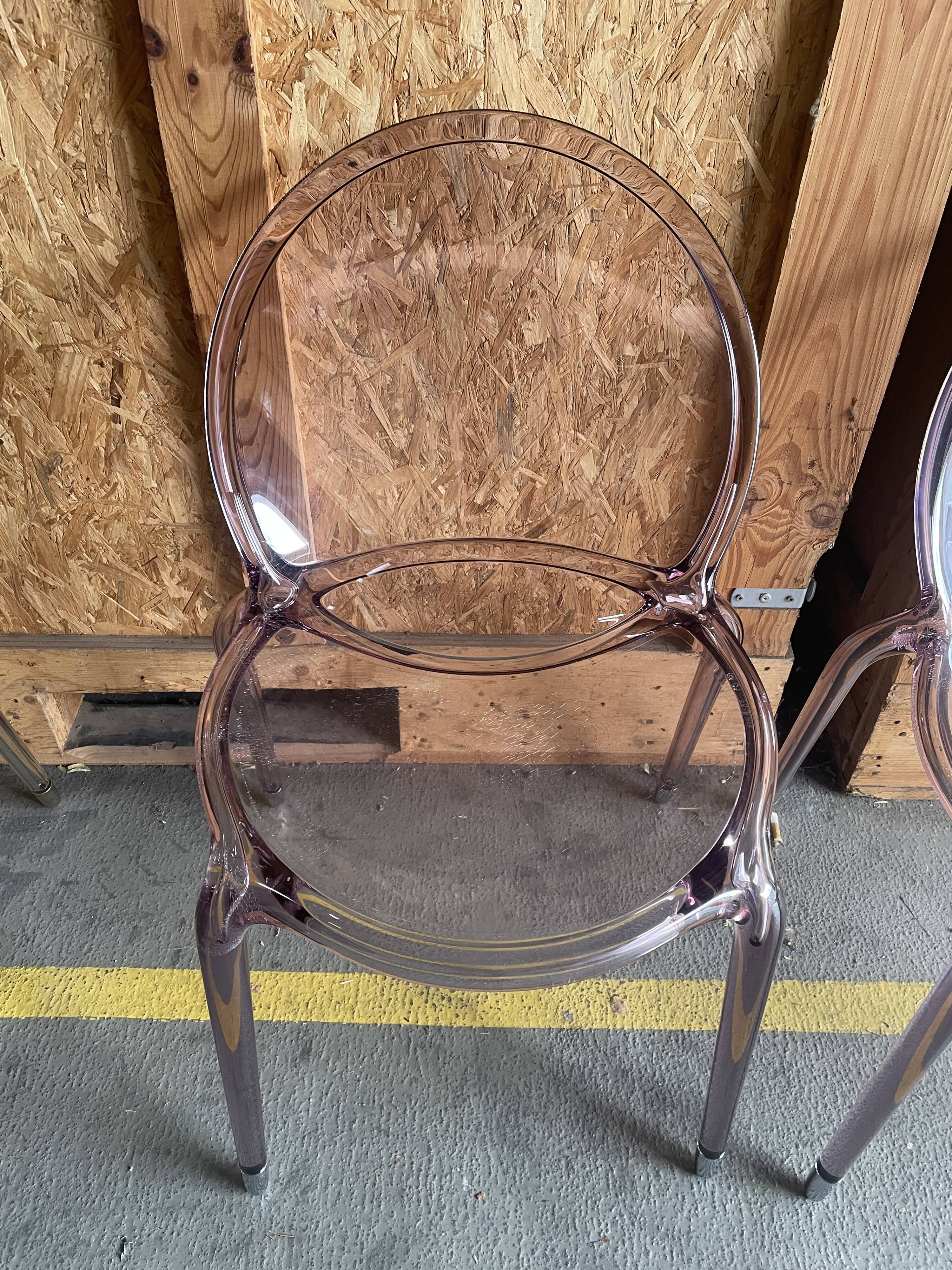 6 loop crystal & emerald chairs – roche bobois – cédric ragot