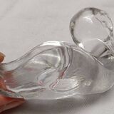 box of a pair of Baccarat crystal salerons with its 2 small golden spoons