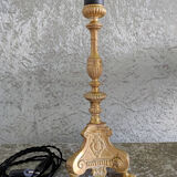 Bronze lamp and petticoats