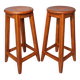 "Pair of bar stools, counter 1930"