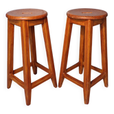 "Pair of bar stools, counter 1930"