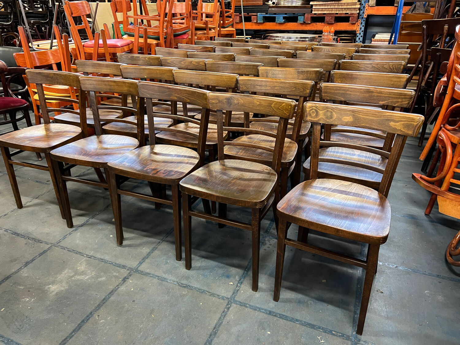 Pair of bistro chairs