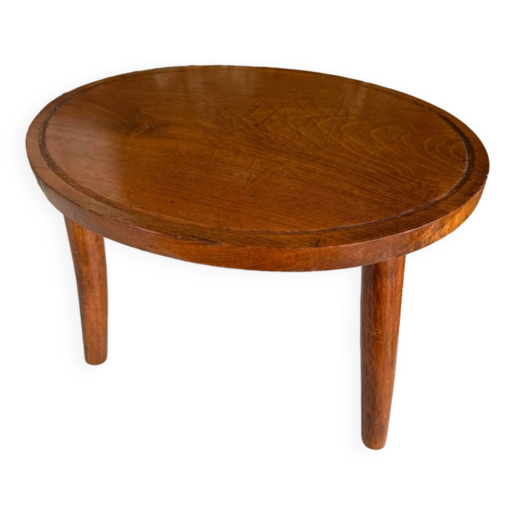 Wooden tripod side table