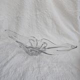 60s elongated crystal bowl