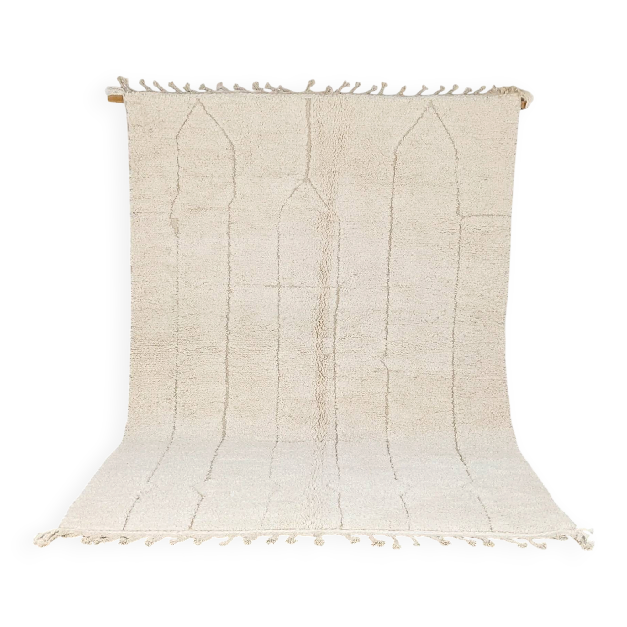 Large Beni Ouarain rug, 300 x 200 cm