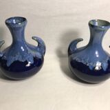 Pair of 2 ceramic vases