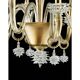 Modern Venetian “Rostrato” Murano Glass Chandelier
