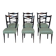 Mid-Century set of six dining chairs attributed to Paolo Buffa. Italy 1950s