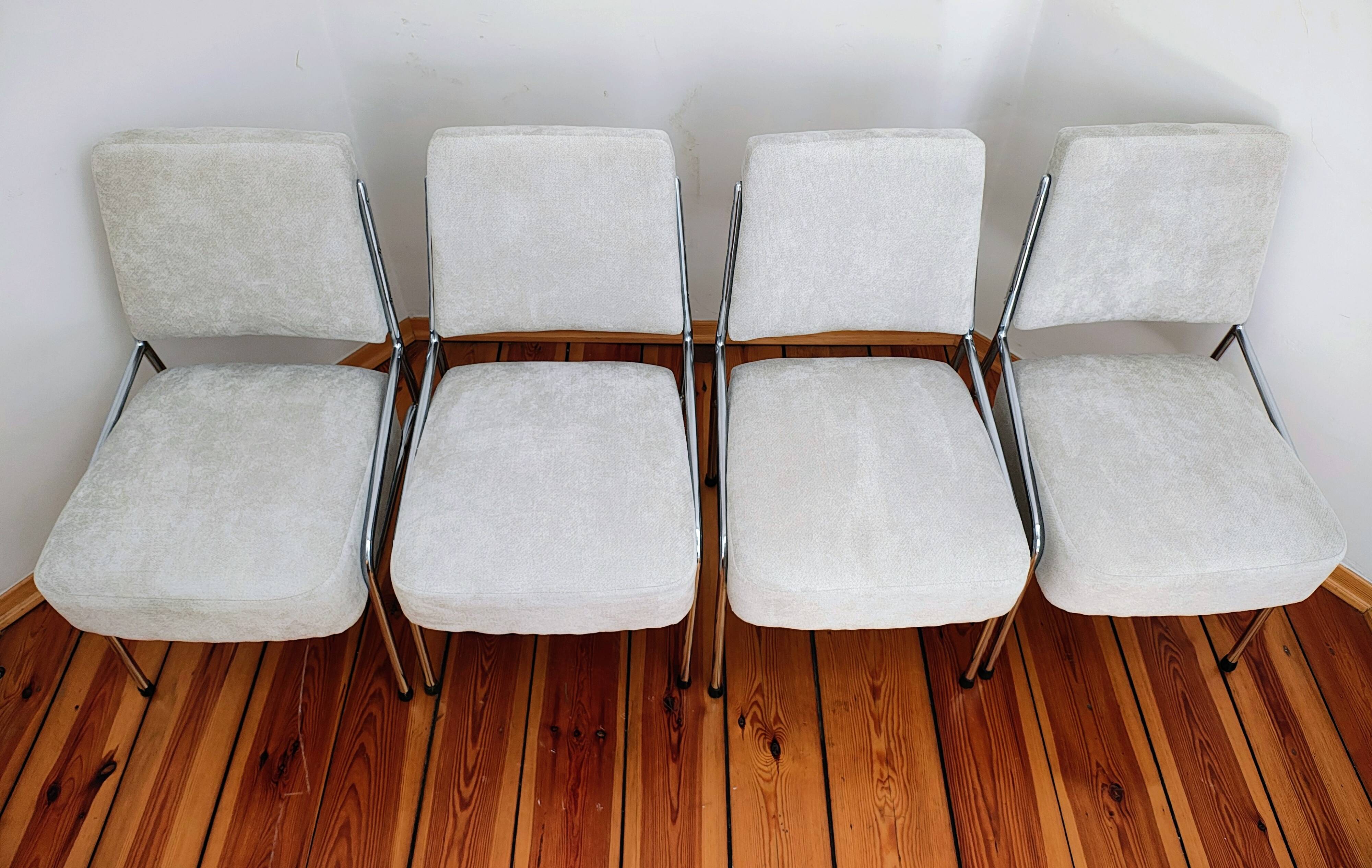 Bauhaus Dining Chairs attributed to Hynek Gottwald, Former Czechoslovakia,