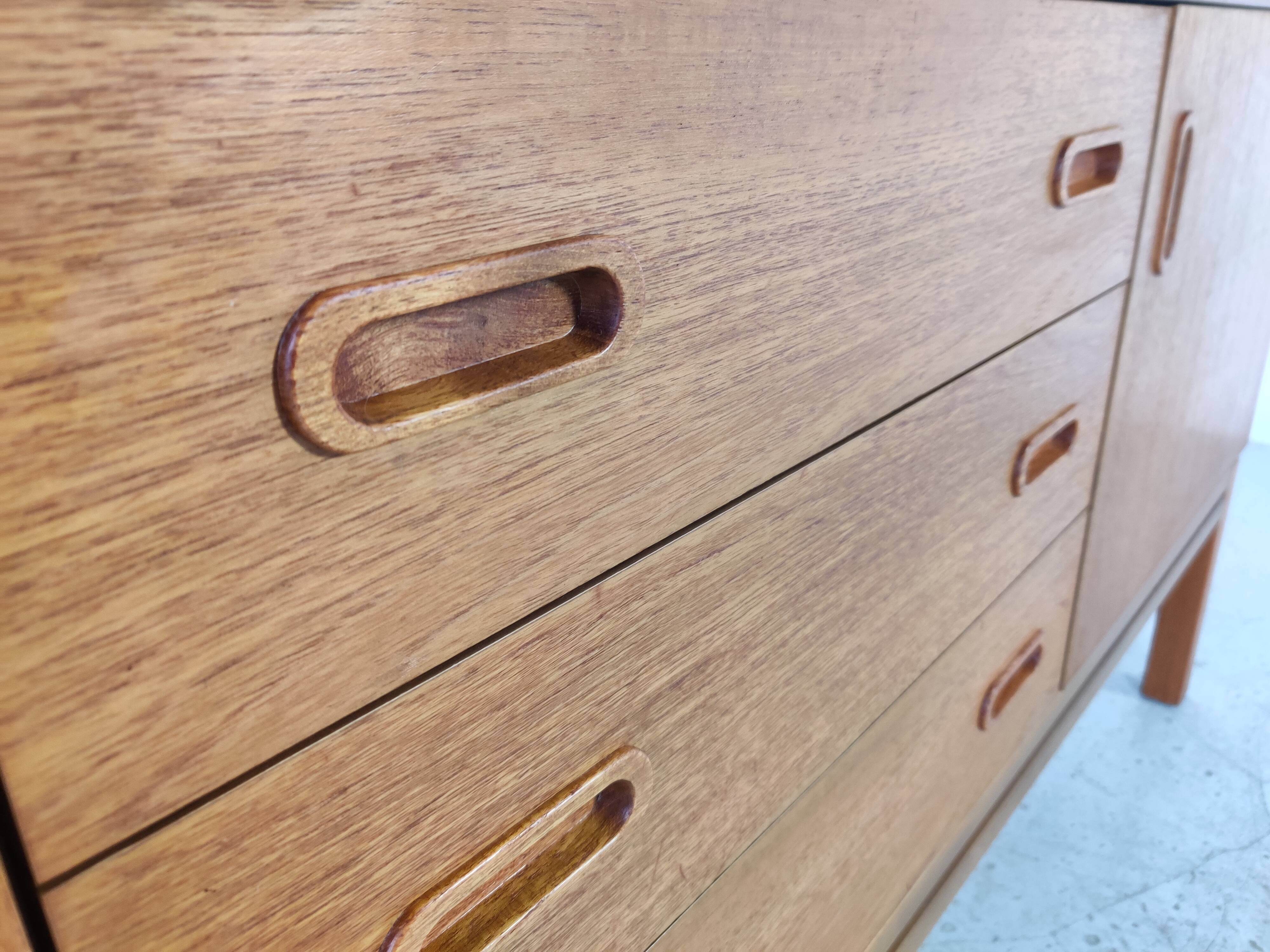 Scandinavian teak sideboard, 60s