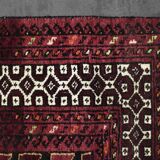 Handwoven Mir-Saruk oriental rug, Middle East 1960s