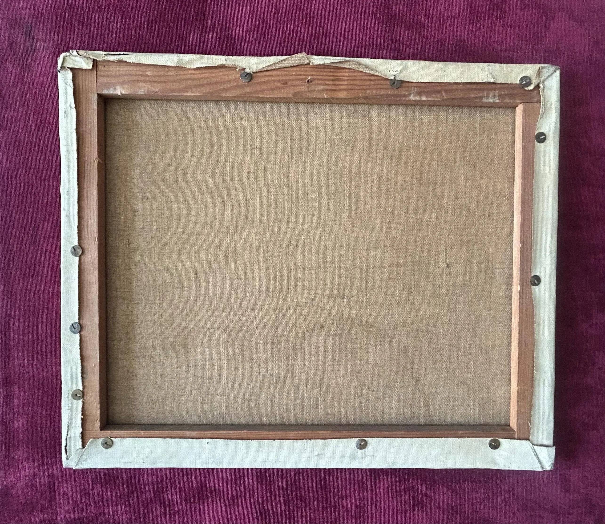 Mid Century Parisian Sacré-Coeur De Montmartre Signed Original Painting