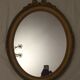 Miroir en bois doré 50x62cm