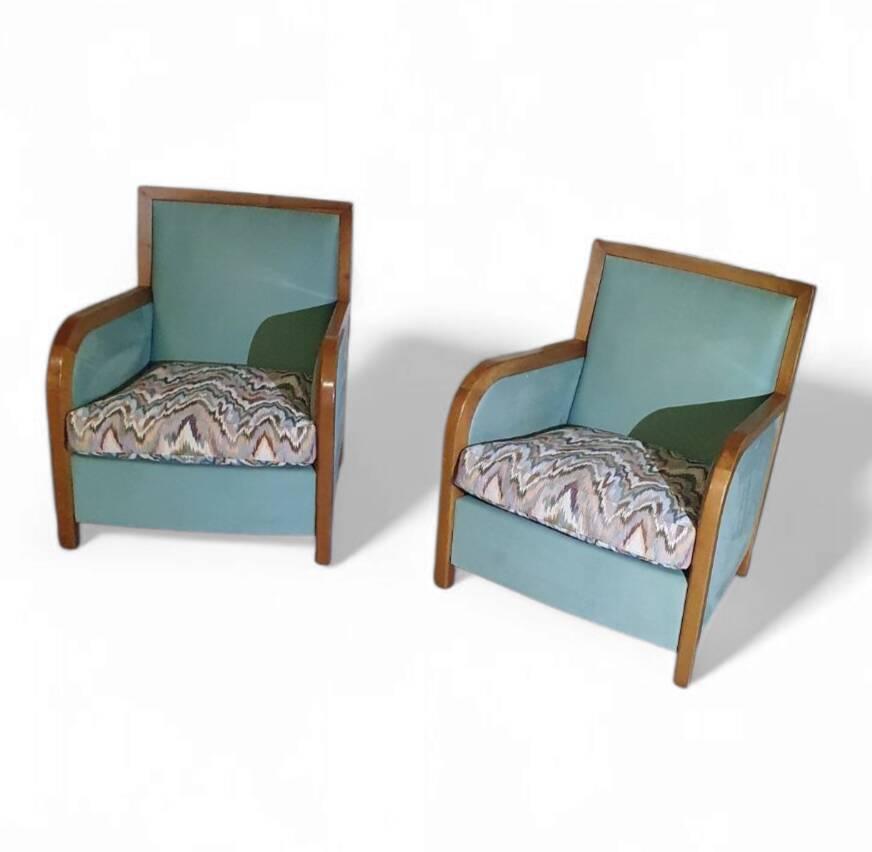 2 x Molteni arm chair / Harmonica / 1980s