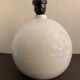 Ball lamp foot, in white porcelain Virebent, 1970