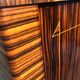 Enfilade in Macassar from the 1940s-50s in Art Deco style.