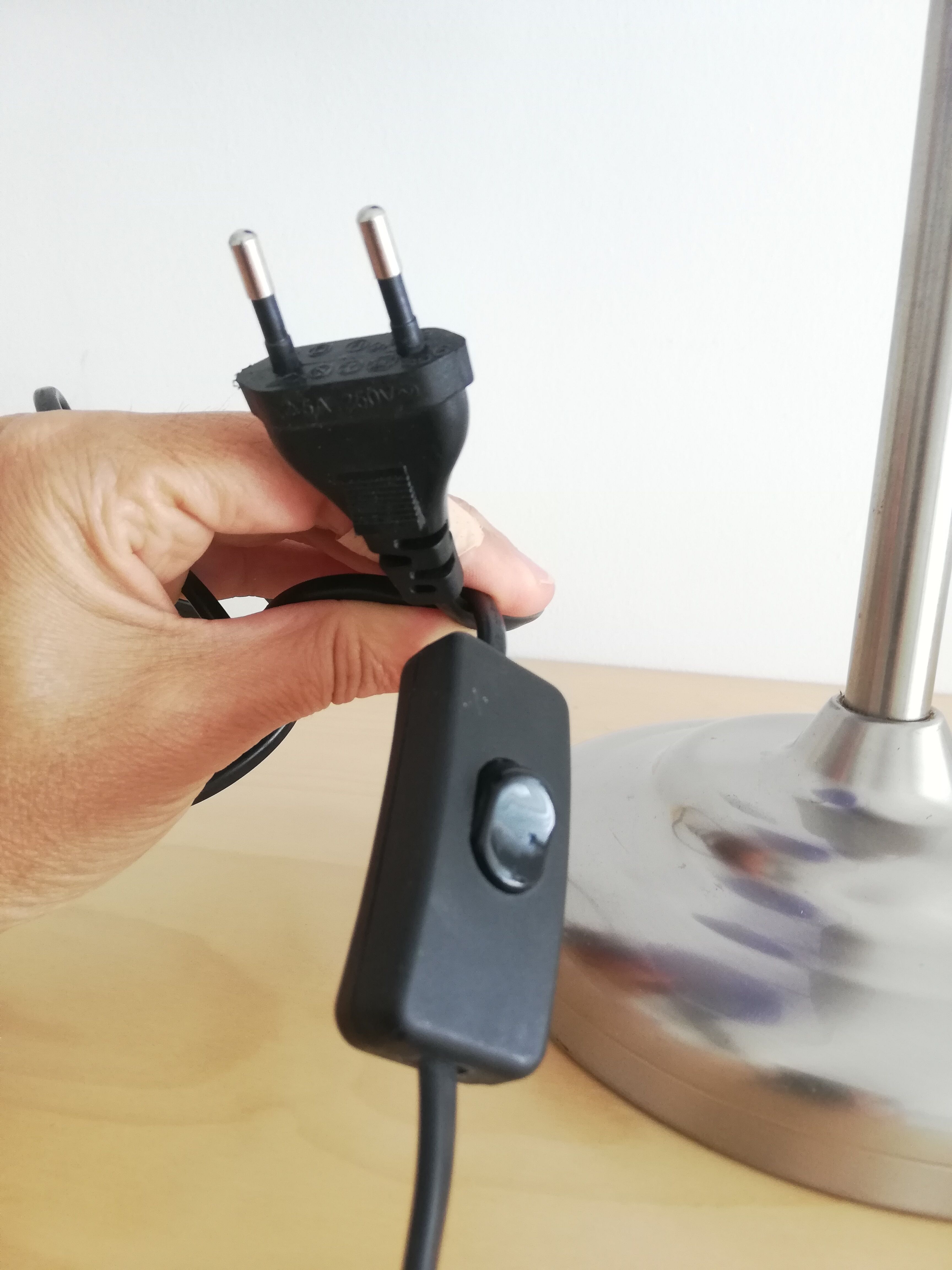 Blue glass and brass bankers lamp