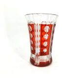 Crystal vase by Saint Lambert, 1960s