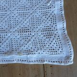 Handmade crochet antique pillowcase