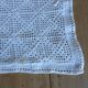 Handmade crochet antique pillowcase