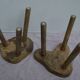 Pair of low tables harnesses mango wood