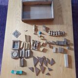French architecture wooden construction game