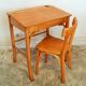Chair and desk, child desk Baumann