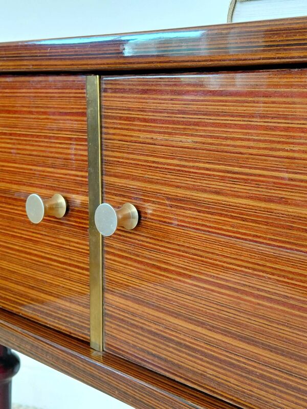 Chevet/meuble d'appoint vintage italien en palissandre - Années 50