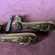 Pair of antique bronze handles