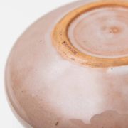 Gudrun Schenk Studio Ceramic Vase in beige-pink glaze - German Mid-Century Flower Vase, 1950s