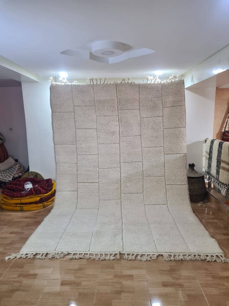 Handmade wool Berber rug 300X200 cm