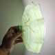 Caramel marbled green pendant light