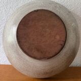 Large glazed stoneware bowl from the 60s