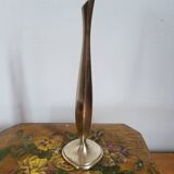 Brass soliflore vase
