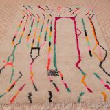 Tapis berbère azilal multicolore