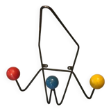 3 ball wall coat rack